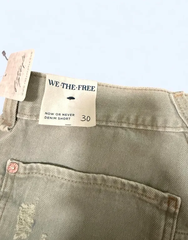 Free People Denim Shorts - Image 3