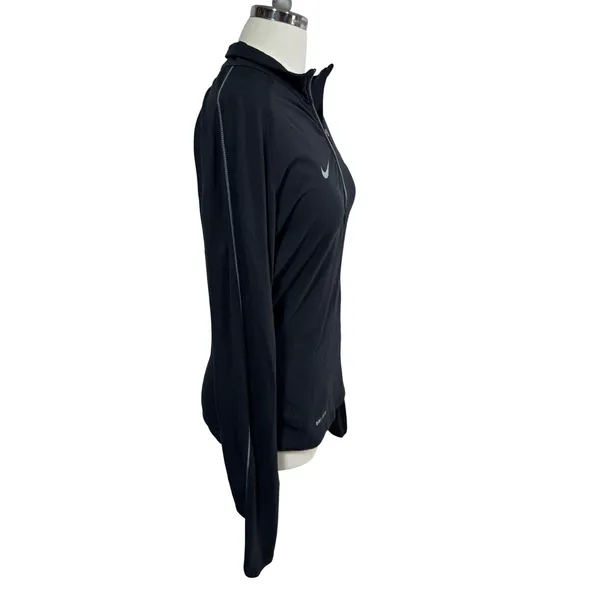 Nike Small Black 1/4 Zip Top Women's NDSU‎ Bison Dri-Fit Training - Image 4