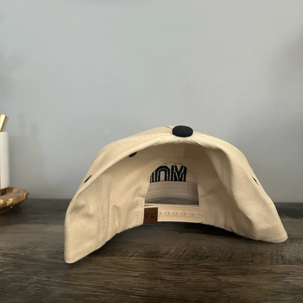 DOG MOM Puff Embroidered Trucker Hat Black - Image 4