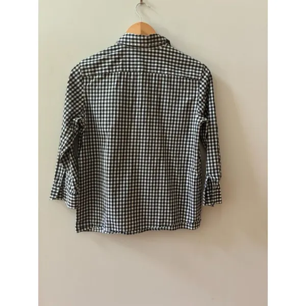 Lauren Ralph Lauren Gingham Button-Down Shirt | Women's Medium Classic Cotton - Image 3