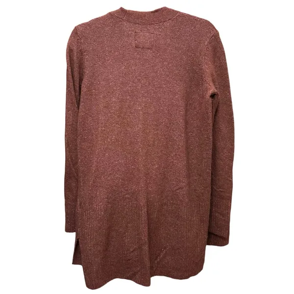 Vintage Abercrombie & Fitch Cardigan Size Medium Front Pockets‎ Rust Orange - Image 3
