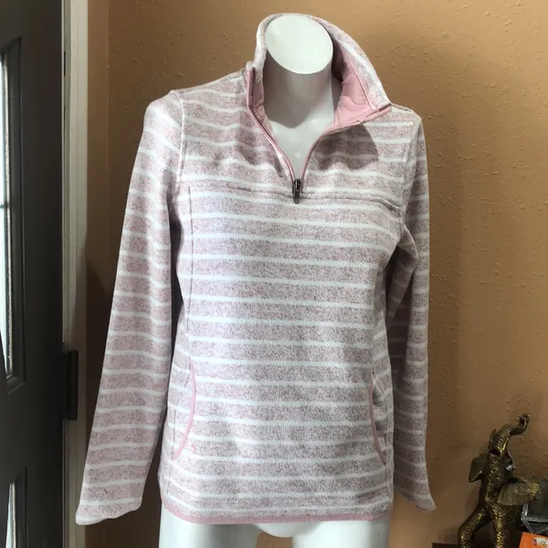 Thread & Supply pink striped sweatshirt White - Image 2