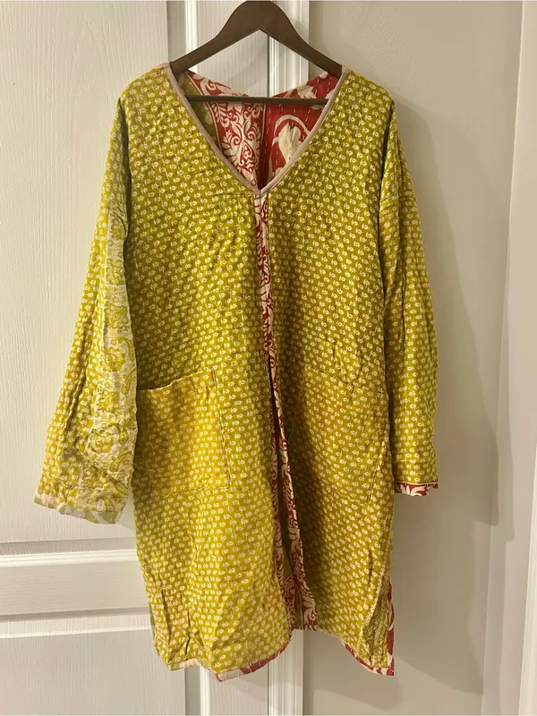 She’s 1 Oak Kantha Reversible Tunic Green Size undefined - Image 3