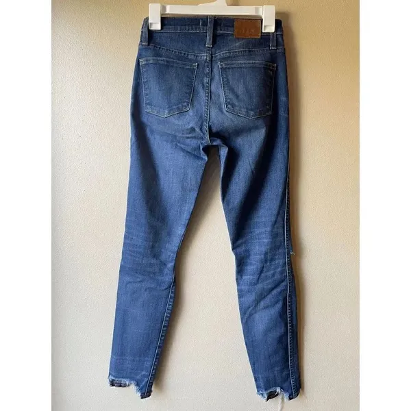 Madewell 10" High Rise Skinny Distressed Women's Size 25 - Image 2