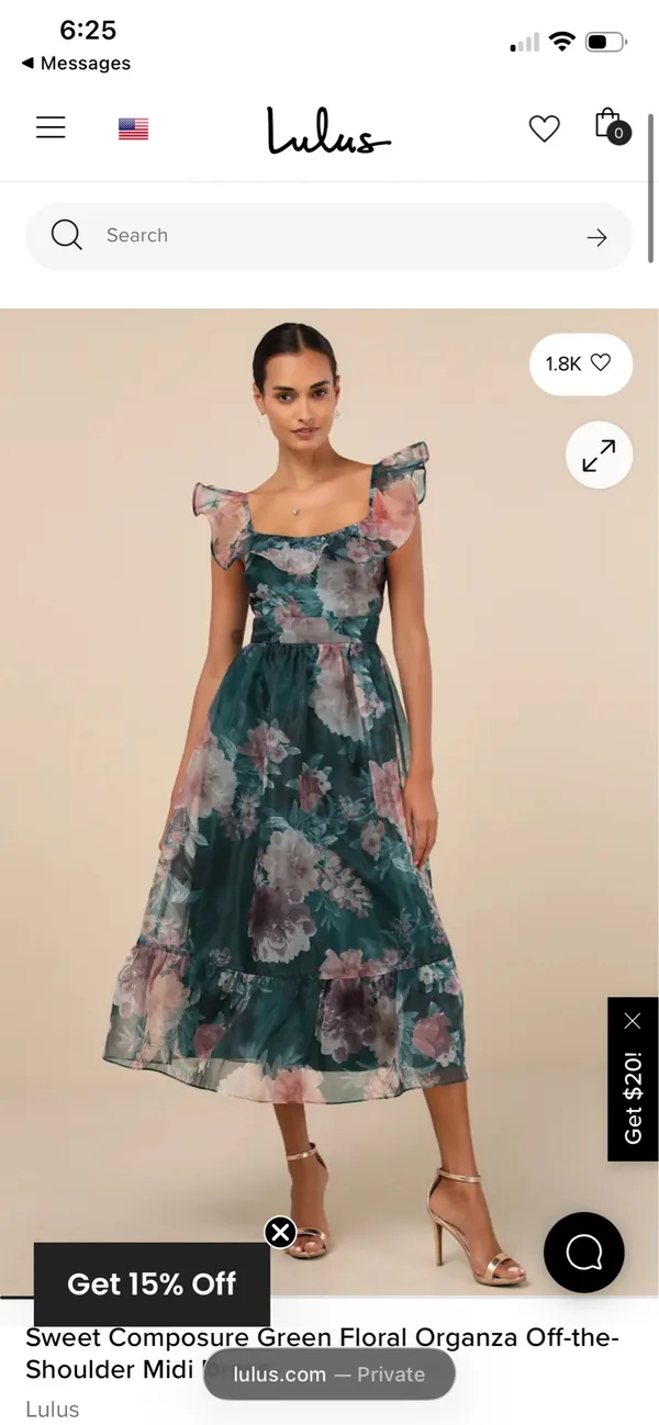 Lulus Green Dress - Image 3