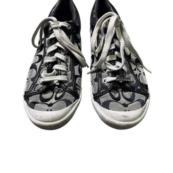 Coach New York Francesca Women Signature C Logo Lace Up Shoes Size 8.5B EU 38.5 - Image 12