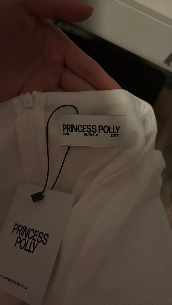 Princess Polly White Mini Dress - Image 5