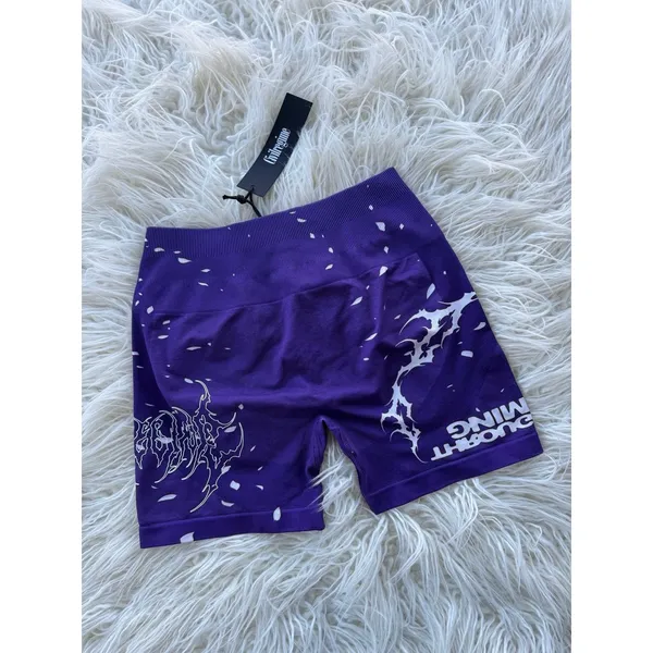 Civil Regime Blowout Kelly Seamless Shorts Bright Purple Size Small - Image 6