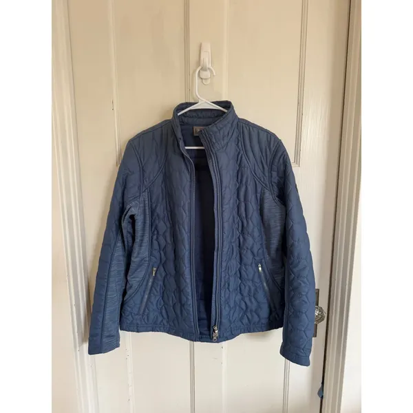 Ariat women's blue gray quilted Volt Insulated jacket‎ size xl - Image 8