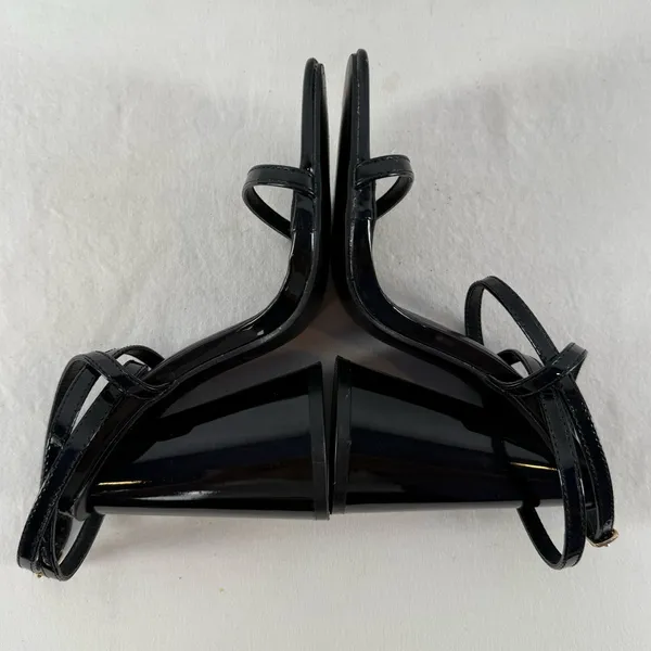 Simmi London Square Toe Strappy Chunky Round Heels in‎ Black Size 5 - Image 5