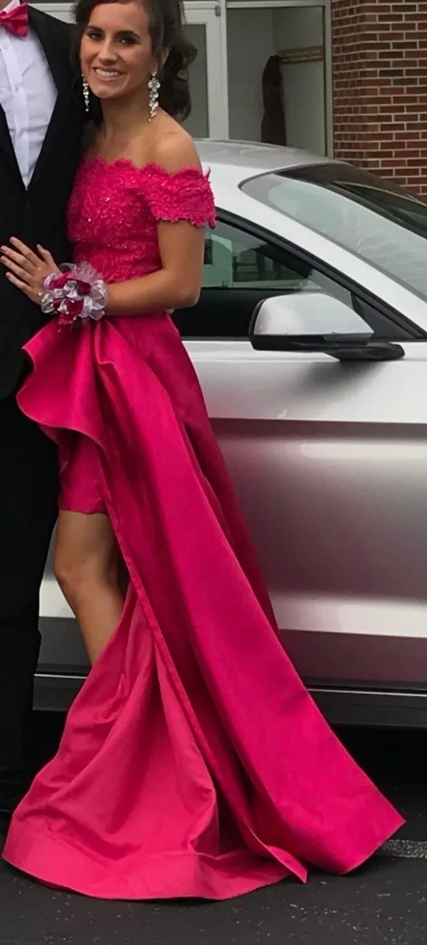Sherri Hill Pink Prom Dress - Image 3
