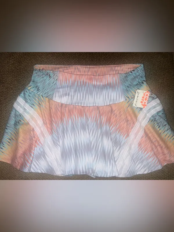 Free People FP Movement Pleats and Thank You Skort - Size Large NWT Activewear - Image 4