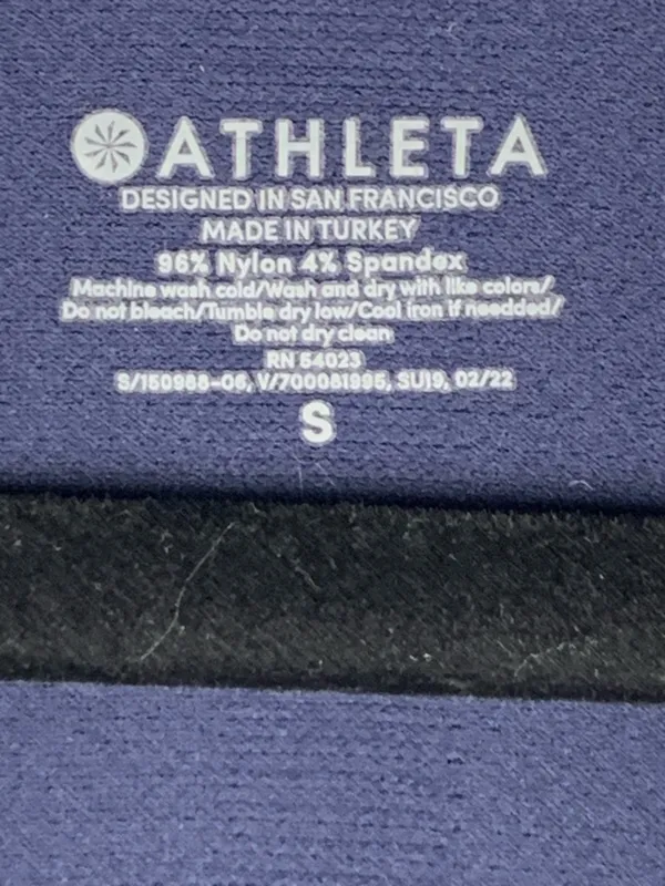 Athleta Womens Tank Top Small Navy Blue Racerback Running Workout Athletic - Image 10