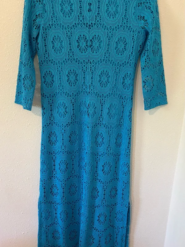 Lilly Pulitzer Blue Lace Maxi Dress - Image 2