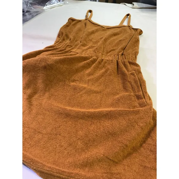 Offline By Aerie Terry Cloth Coverup/dress Burnt Orange Sz S F68 - Image 6