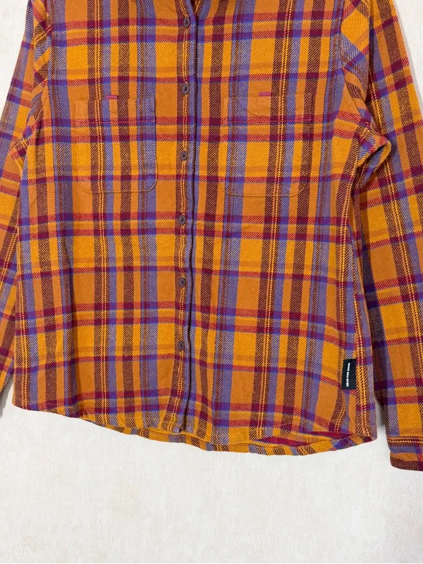 Cotopxi Women’s Mero Organic Cotton Flannel Shirt Longsleeve in Plaid M - Image 5