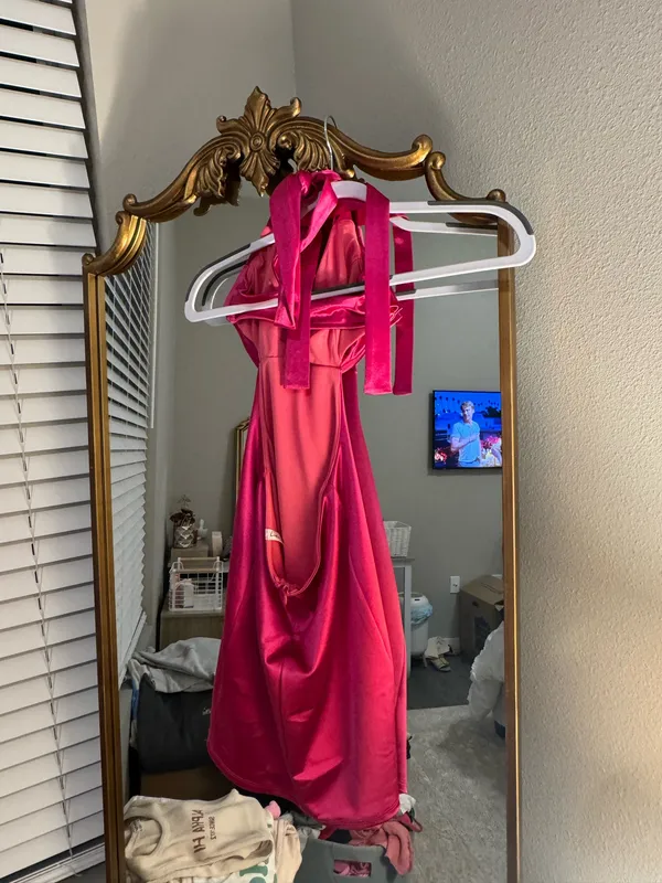 Lucy in the Sky Mini Dress Pink - Image 5