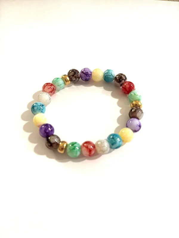 Colorful Bead Handmade Bracelet - Image 2