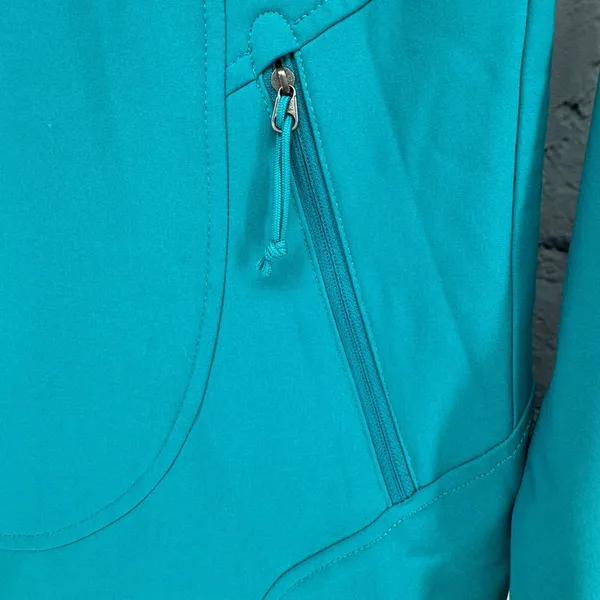 The North Face Jacket Women’s M Harbor Blue Apex Byder Softshell Windwall - Image 8