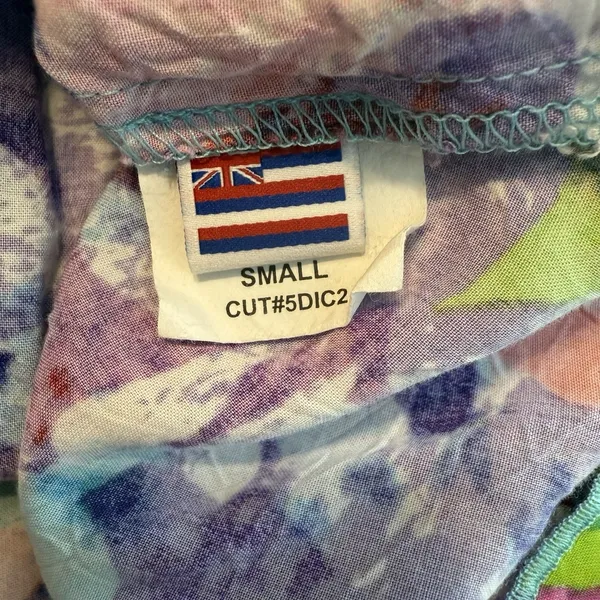VTG‎ Jams World Tank Top Small 50 Years Calypso Artsy Made in Hawaii Tropical - Image 5