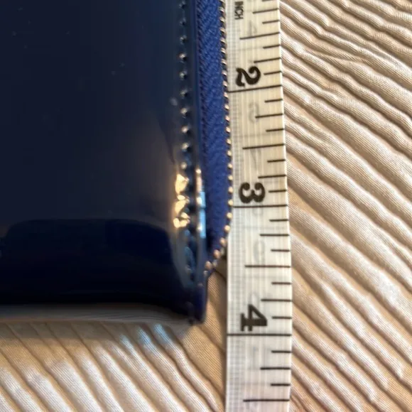 NWOT Blue clutch‎ purse wallet with a strap - Image 6