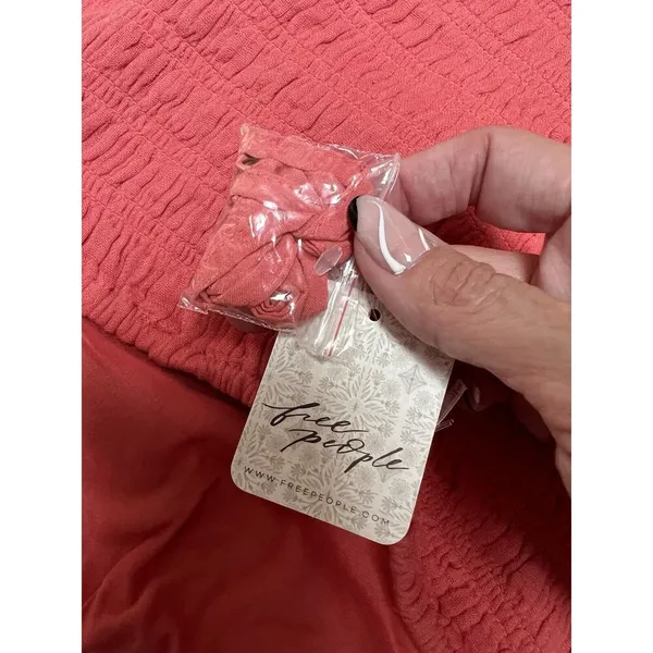 NWT Free People Sizzle Strapless Cotton Minidress - Size‎ L - Image 7