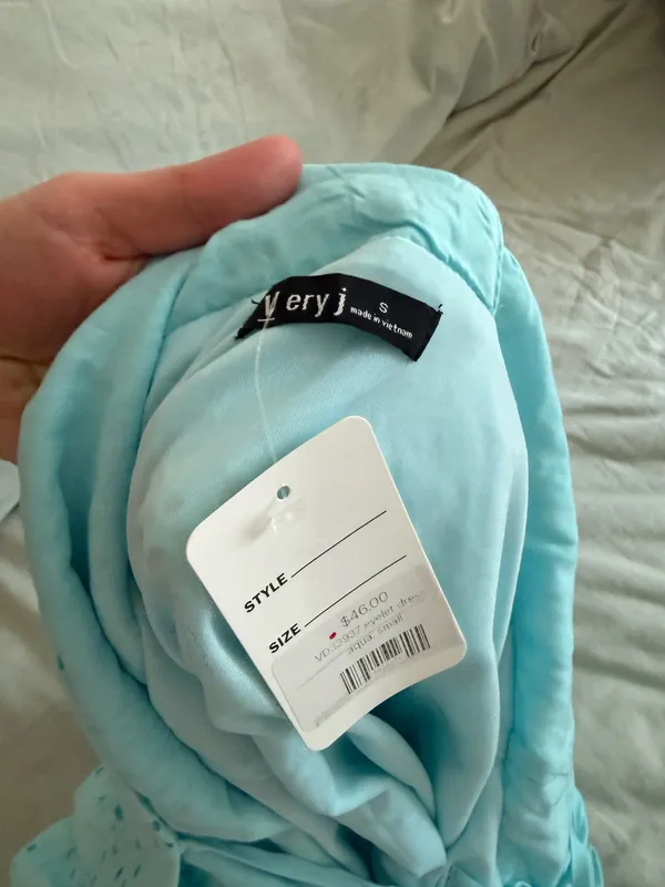 Mini dress Blue - Image 3