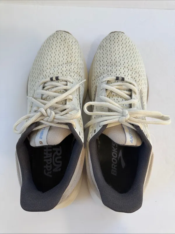Brooks Women's Running Sneakers in Cream and Brown - Image 5