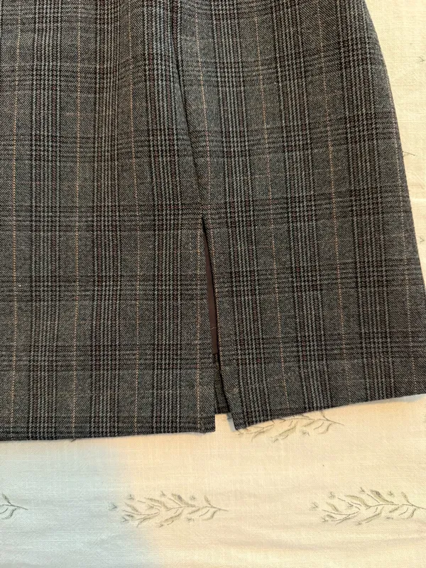 American Threads Plaid Skirt Mini - Image 2