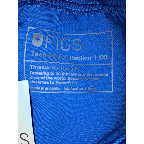 FIGS High Waisted Zamora‎ Jogger Scrub Pants Royal Blue XXL W22SW2012 NWT - Image 7