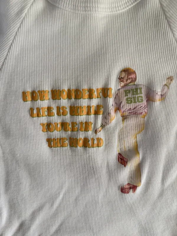 Phi Sigma Sigma White Tee - Image 2