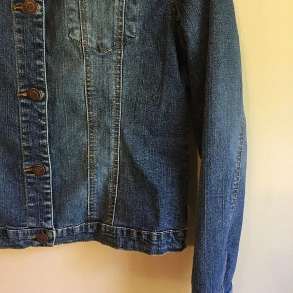 Yuka Jeans small jean jacket‎ Blue - Image 4