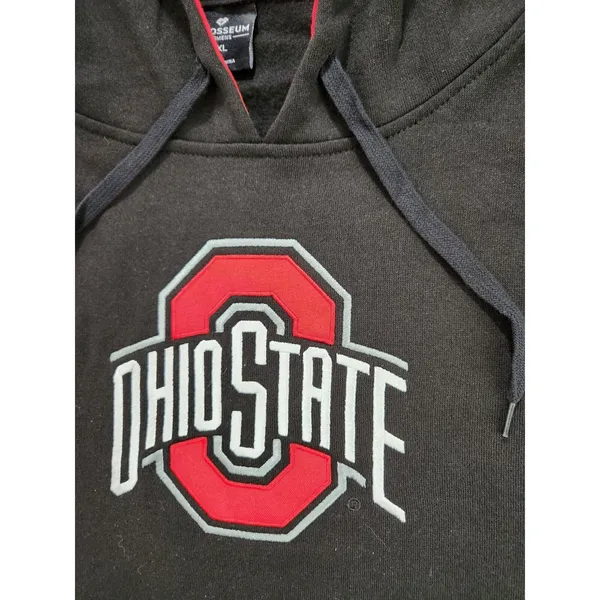 NWT Ohio State Colosseum Womens Pullover Hoodie Sweatshirt Football Logo SZ‎ XXL - Image 2