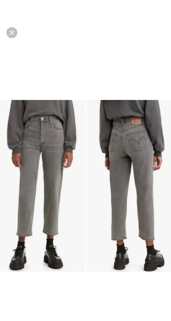 Levi's Ribcage Straight Ankle Jeans - Image 2