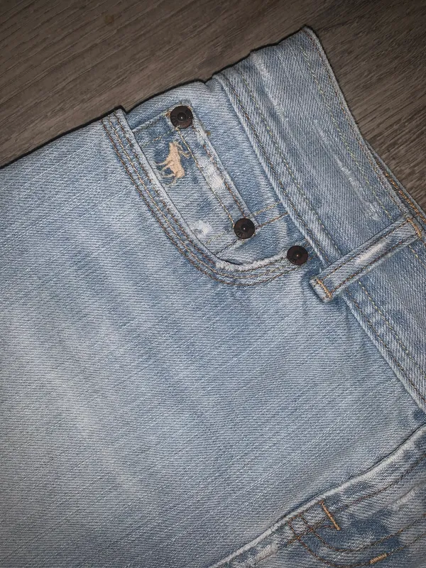 Abercrombie Y2K Mini Denim Skirt - Image 3