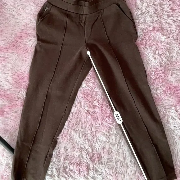 Athleta‎ Brown Ankle Zip Pants Career Casual Comfort Stretch Work Office - Image 5