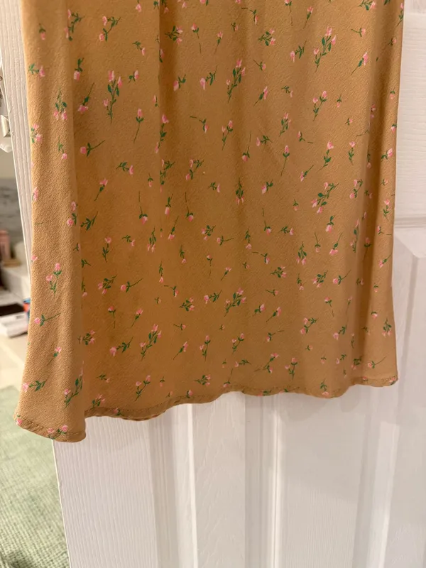 Wild Fable Floral Tan Skirt - Image 3