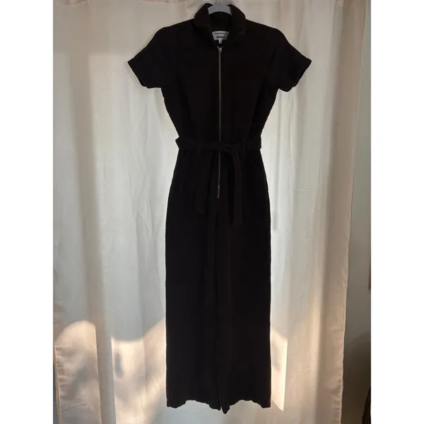 Reformation Brown Cassidy Corduroy Jumpsuit Size 0 - Image 3