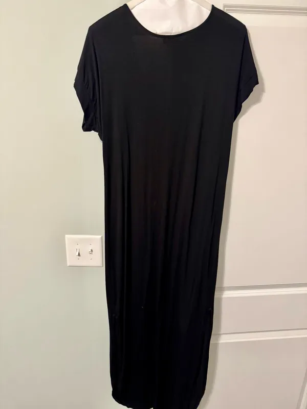 Black Pink Lily Dress Maxi - Image 2