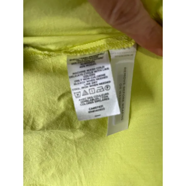 Loft Lime Green Halter Maxi Dress Sleeveless Tie Waist‎ Summer Resort Small New - Image 9