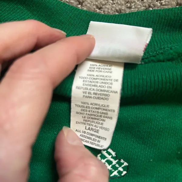 Vintage Scottie dog 80s Holiday crewneck Size Large - Image 5