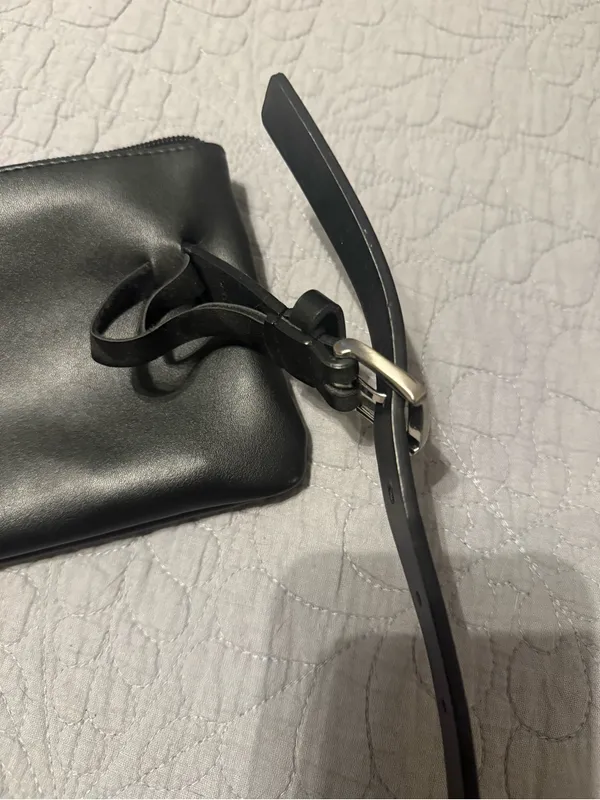 Calvin Klein Black Leather belt bag - Image 4
