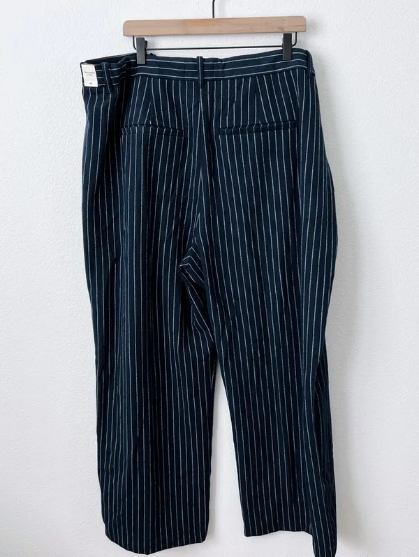 Abercrombie Pinstripe Trousers - Image 4