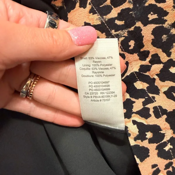 Aritzia Wilfred Isabelle Leopard Print Slip Dress Mini Tan Black Size 10 - Image 6