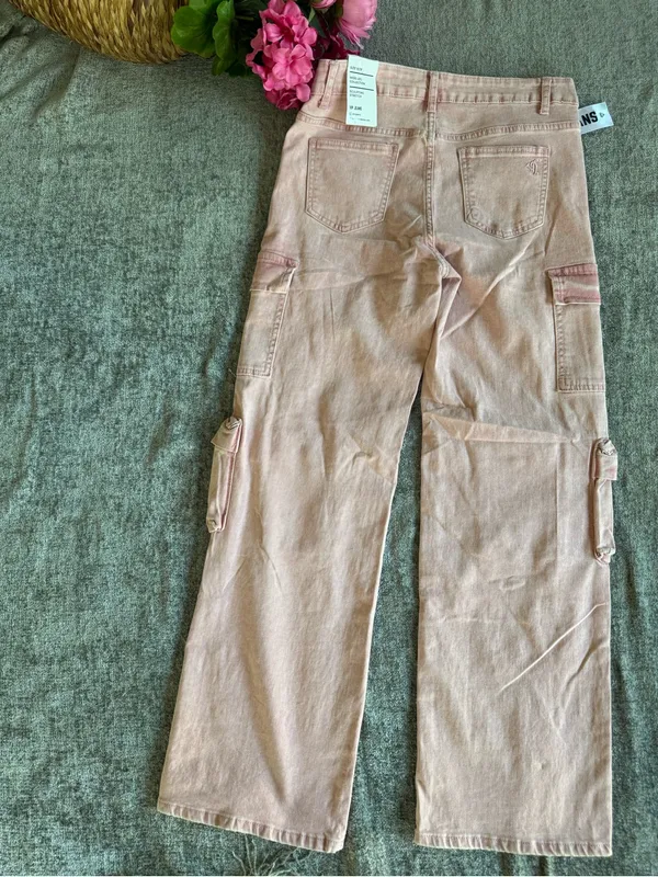 VIP Pink Cargo Boyfriend Jeans Size undefined - Image 3