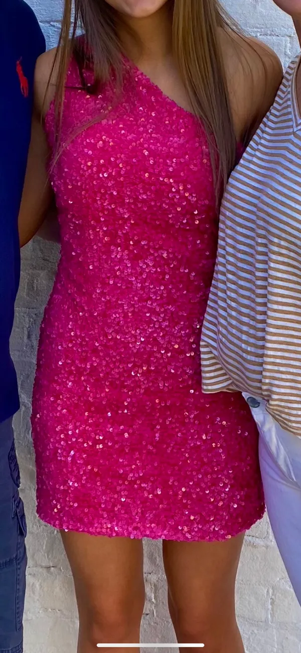 Pink Sparkly Dress - Image 3