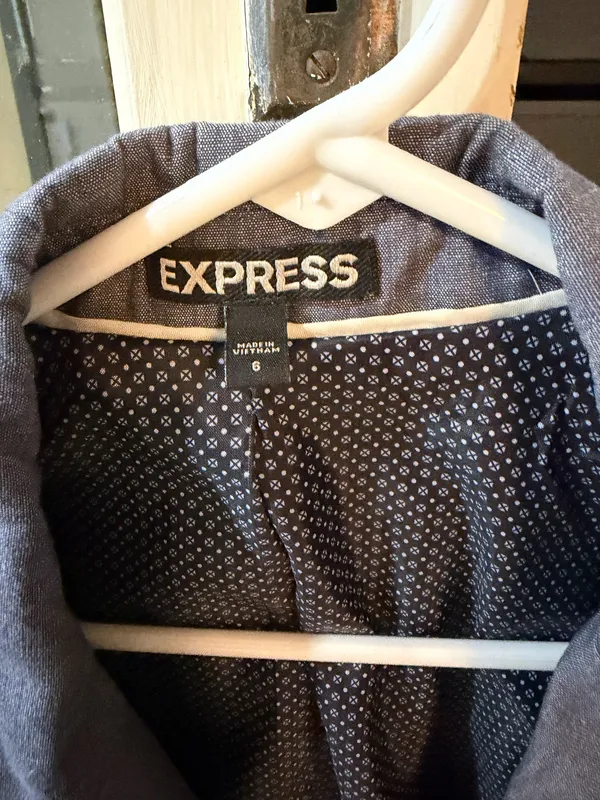 Express Blazer Navy Blue - Image 2