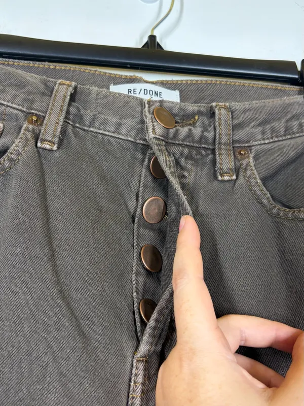 NWT Re/done 70s Stove Pipe Jean Size 27 - Image 4