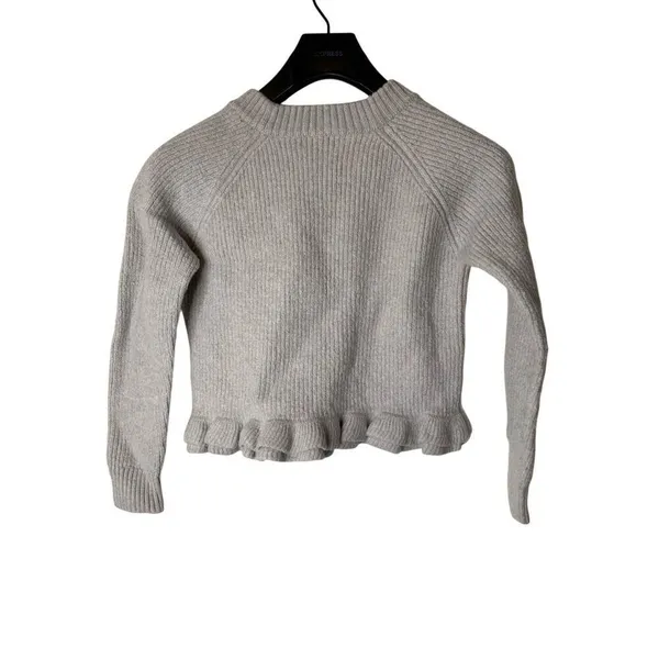 Wilfred 100% merino wool Jonnie ruffle sweater women's size large - Image 2