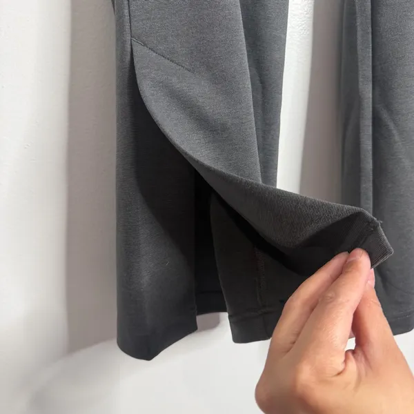 NWOT Gap Slit Hem Ponte Flare Charcoal Heather Pull On Stretch‎ Size XL Casual - Image 7